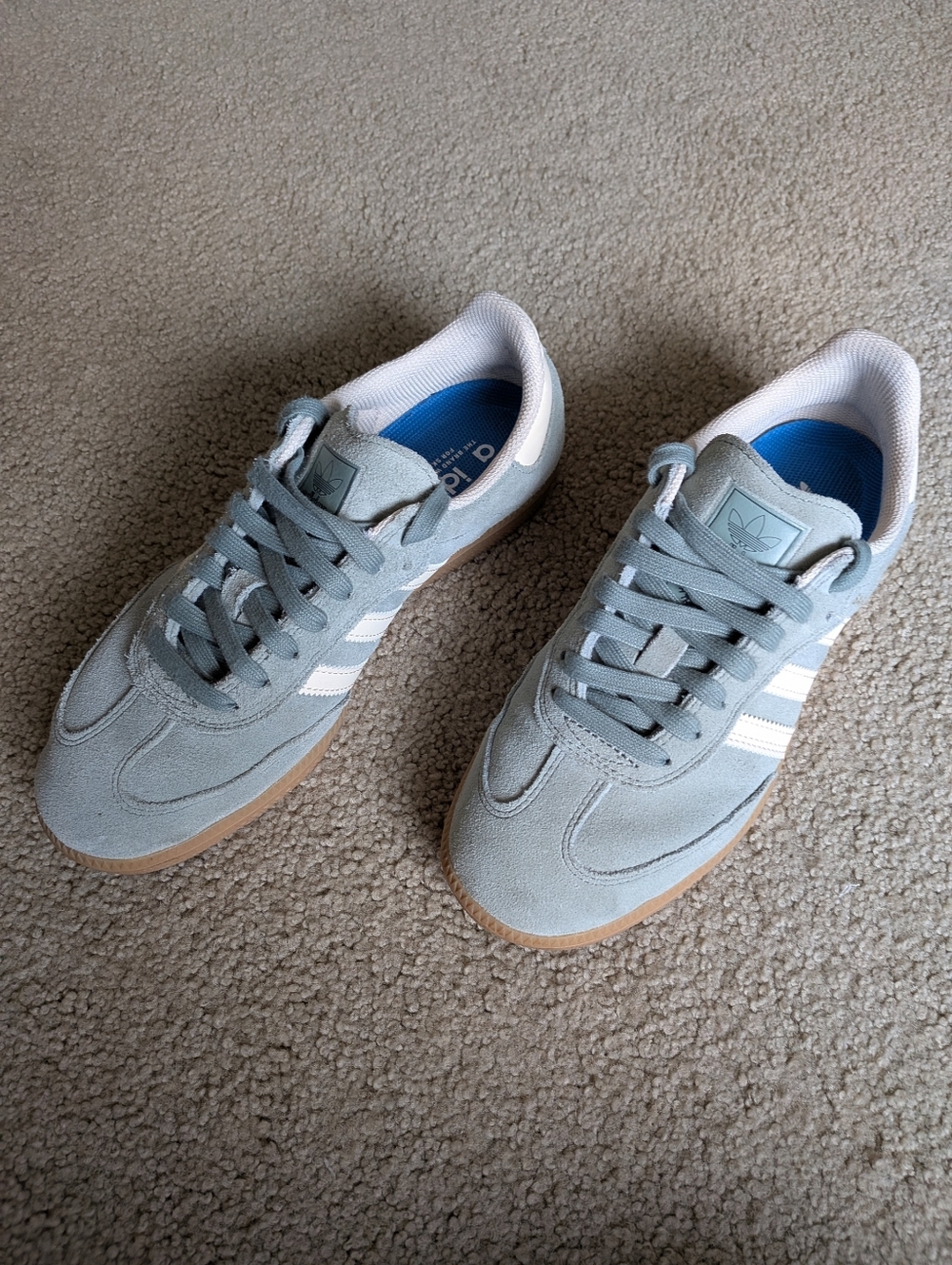 Adidas Sambas ADV in Teal Suede, Women's 7 EUC